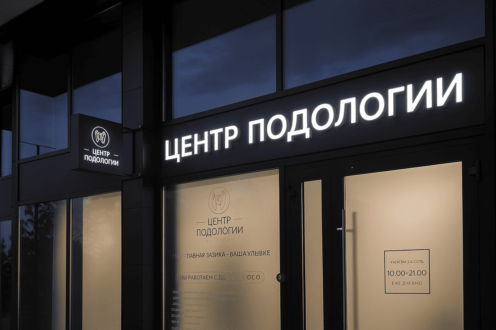 Кейс: рекламное оформление под ключ «Центра Подологии»